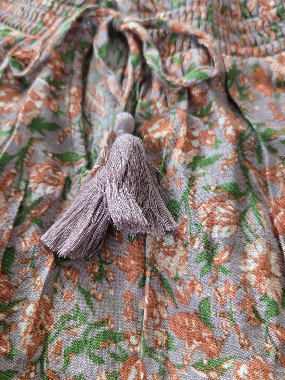 NWT Lucky Brand Floral Bubble Hem Peasant Top Size XXL MSRP $79 Boho Cottagecore - Picture 5 of 10